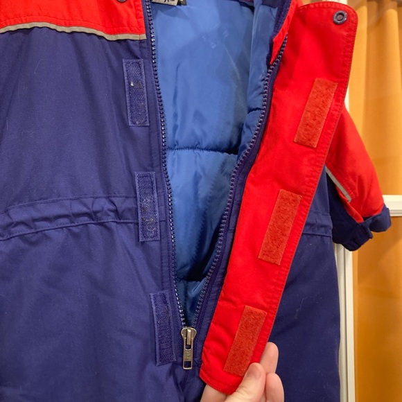 Patagonia Toddler Snowsuit - blue & red, GUC - Picture 8 of 15